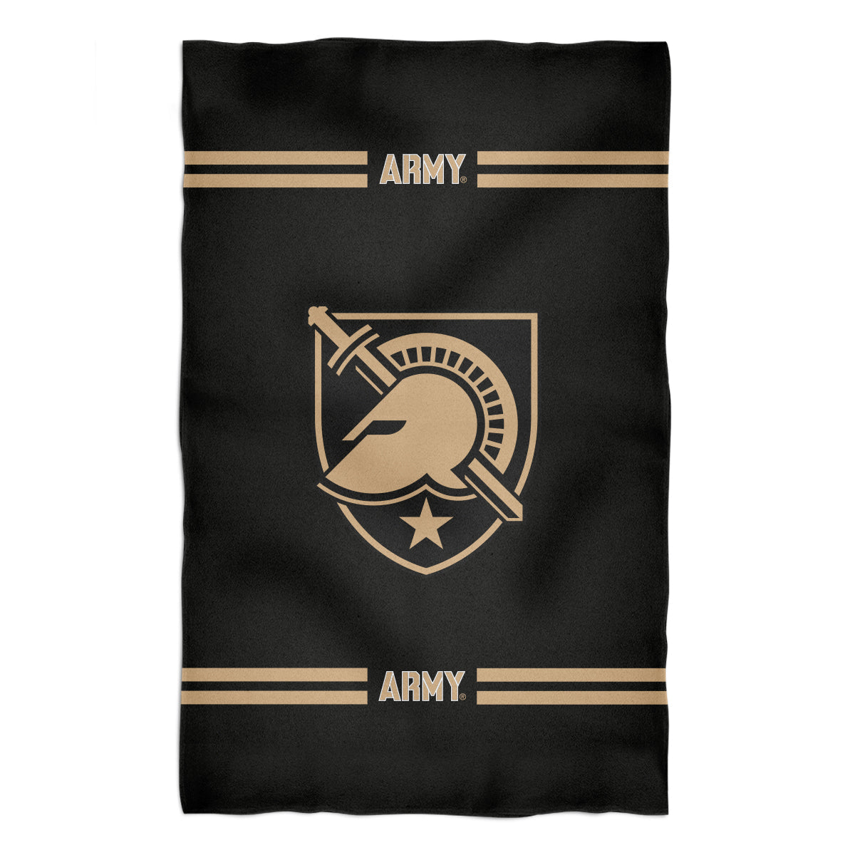 US Military ARMY Cadets Black Beach Bath Towel by Vive La Fete