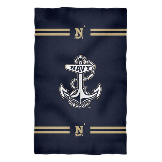 US Naval Naval Academy Navy Beach Bath Towel by Vive La Fete