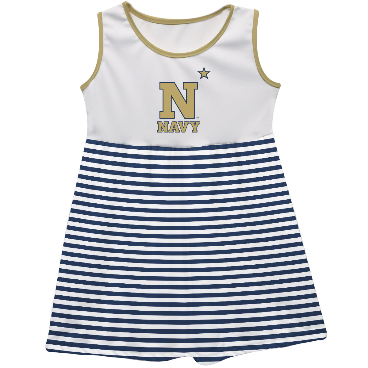 United States Naval Academy Sleeveless Tank Dress by Vive La Fete-Campus-Wardrobe