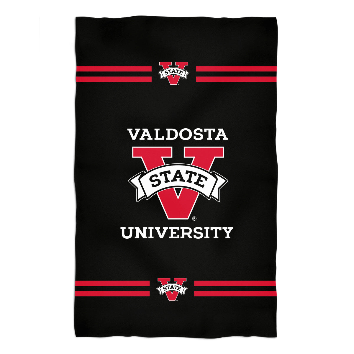 Valdosta Blazers Black Beach Bath Towel by Vive La Fete