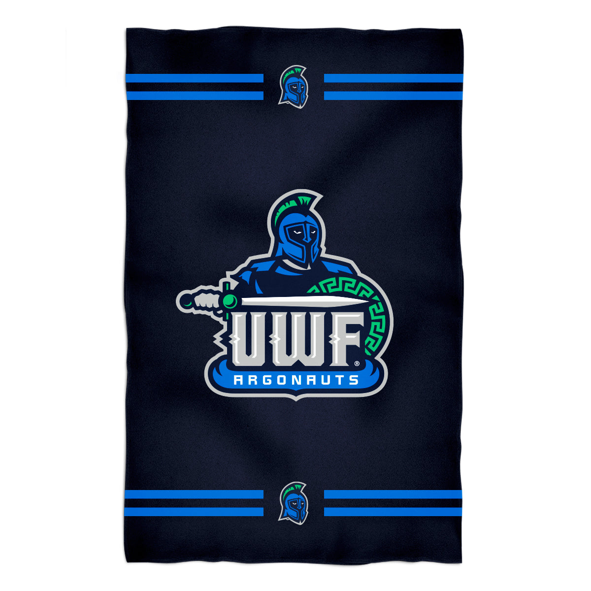 West Florida Argonauts WFU Navy Beach Bath Towel by Vive La Fete