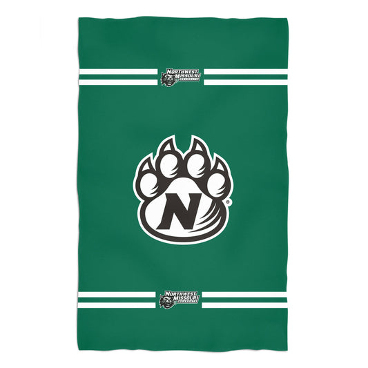 Northwest Missouri Bearcats Green Beach Bath Towel by Vive La Fete