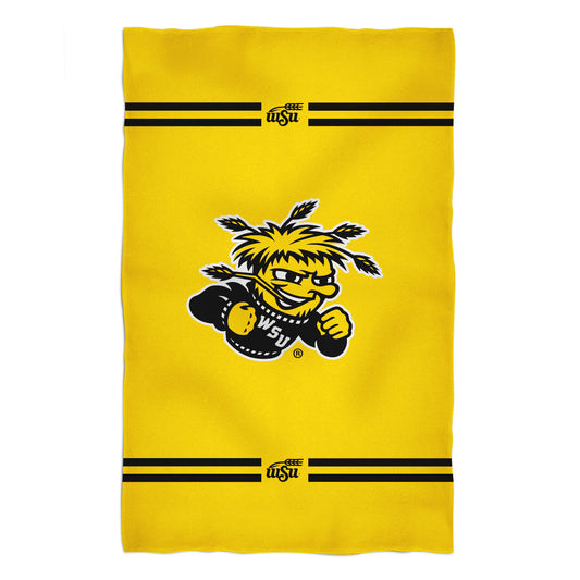 Wichita State Shockers WSU Gold Beach Bath Towel by Vive La Fete