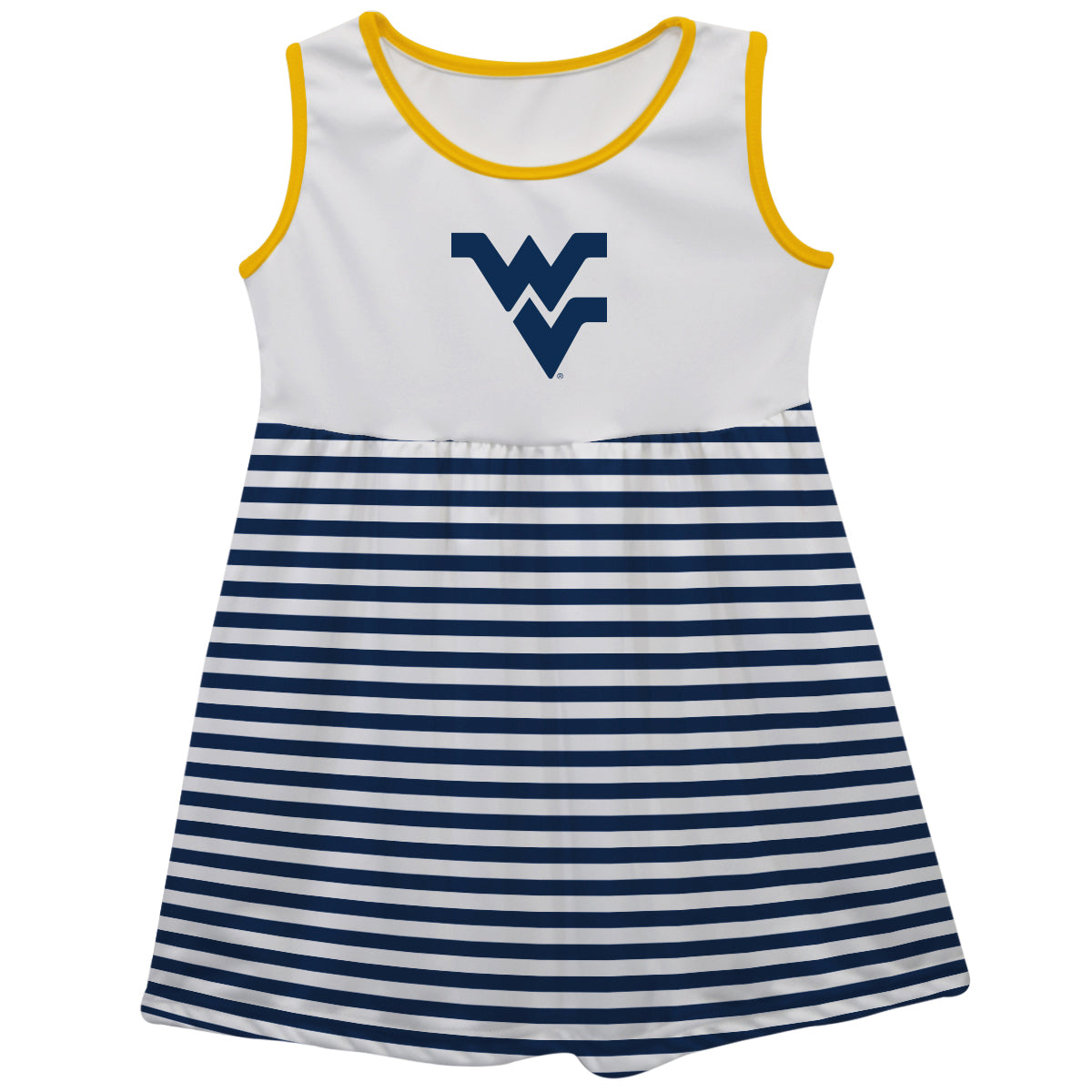 West Virginia Sleeveless Tank Dress by Vive La Fete-Campus-Wardrobe