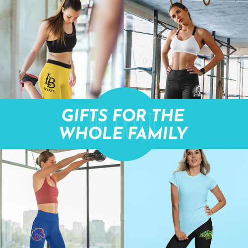 Gifts for the Whole Family. People wearing apparel from Vive La Fete Womens Bike Shorts - Mobile Banner