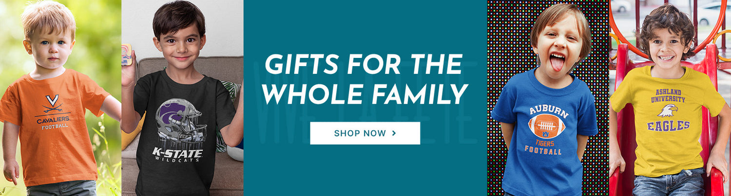 Gifts for the whole family. People wearing apparel from USMA United States Military Academy Army Black Knights Apparel - Official Team Gear