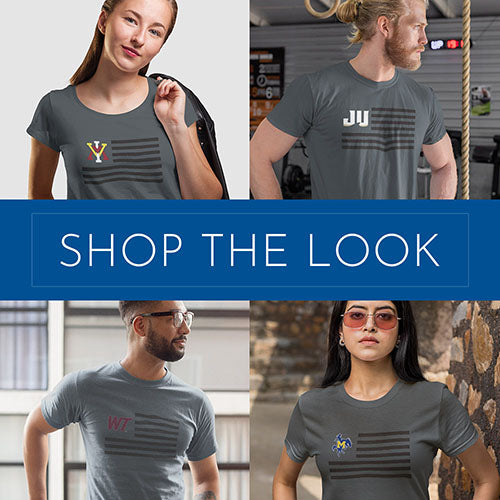Shop the look. People wearing apparel from W Republic USA Flag Design - Mobile Banner