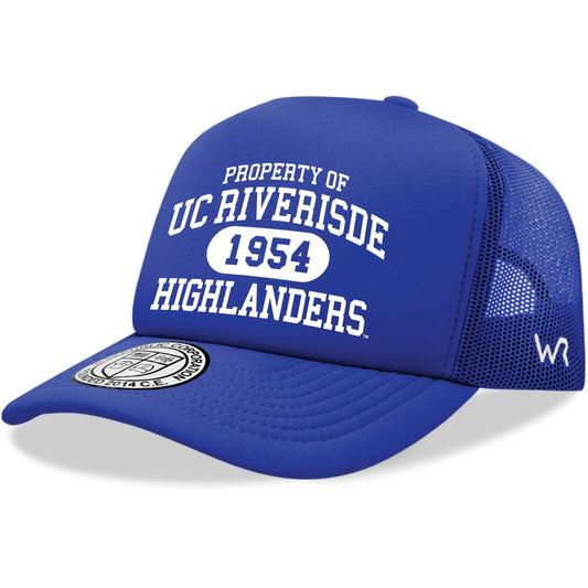 University of California UC Riverside The Highlanders Property Foam Trucker Hats
