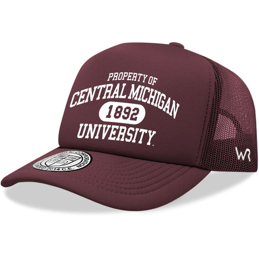 CMU Central Michigan University Chippewas Property Foam Trucker Hats