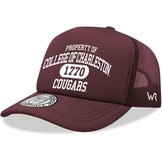COFC College of Charleston Cougars Property Foam Trucker Hats