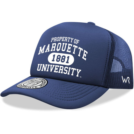 Marquette University Golden Eagles Property Foam Trucker Hats
