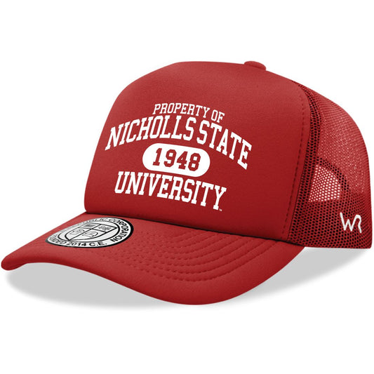 Nicholls State University Colonels Property Foam Trucker Hats
