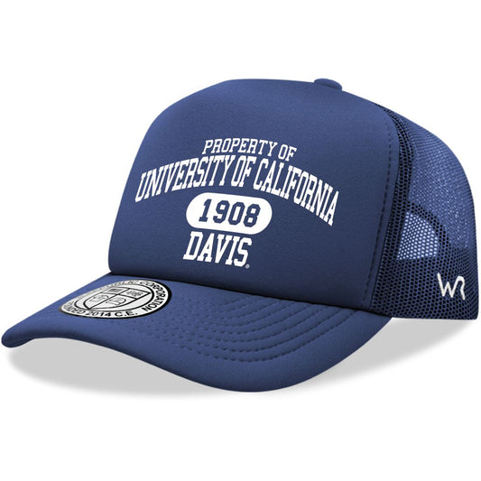 UC Davis University of California Aggies Property Foam Trucker Hats