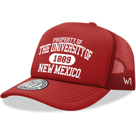 UNM University of New Mexico Lobos Property Foam Trucker Hats