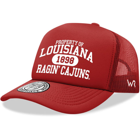 UL University of Louisiana at Lafayette Ragin' Cajuns Property Foam Trucker Hats