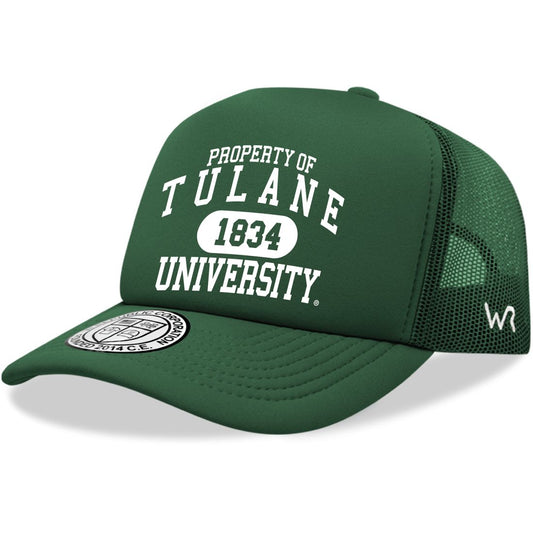 Tulane University Green Waves Property Foam Trucker Hats