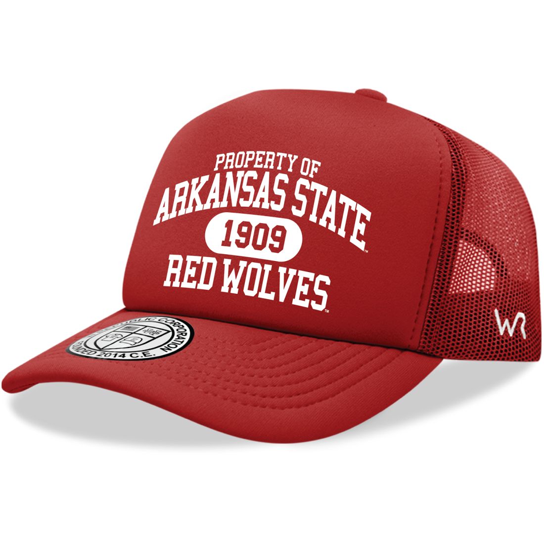 Astate Red Arkansas State University A-State Red Wolves Property Foam Trucker Hat