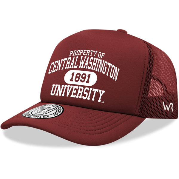 Desert Cactus CWU Wildcats Baseball Hat - Adjustable Cotton Cap With Pigment Dyed Wash, Embroidered Logo, Cool-Crown Mesh, Leather Strap - View #3