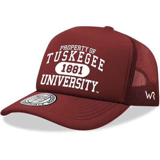 Tuskegee University Golden Tigers Property Foam Trucker Hats