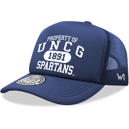 UNCG University of North Carolina at Greensboro Spartans Property Foam Trucker Hats