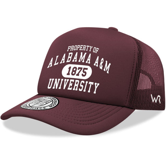 AAMU Alabama A&M University Bulldogs Property Foam Trucker Hats