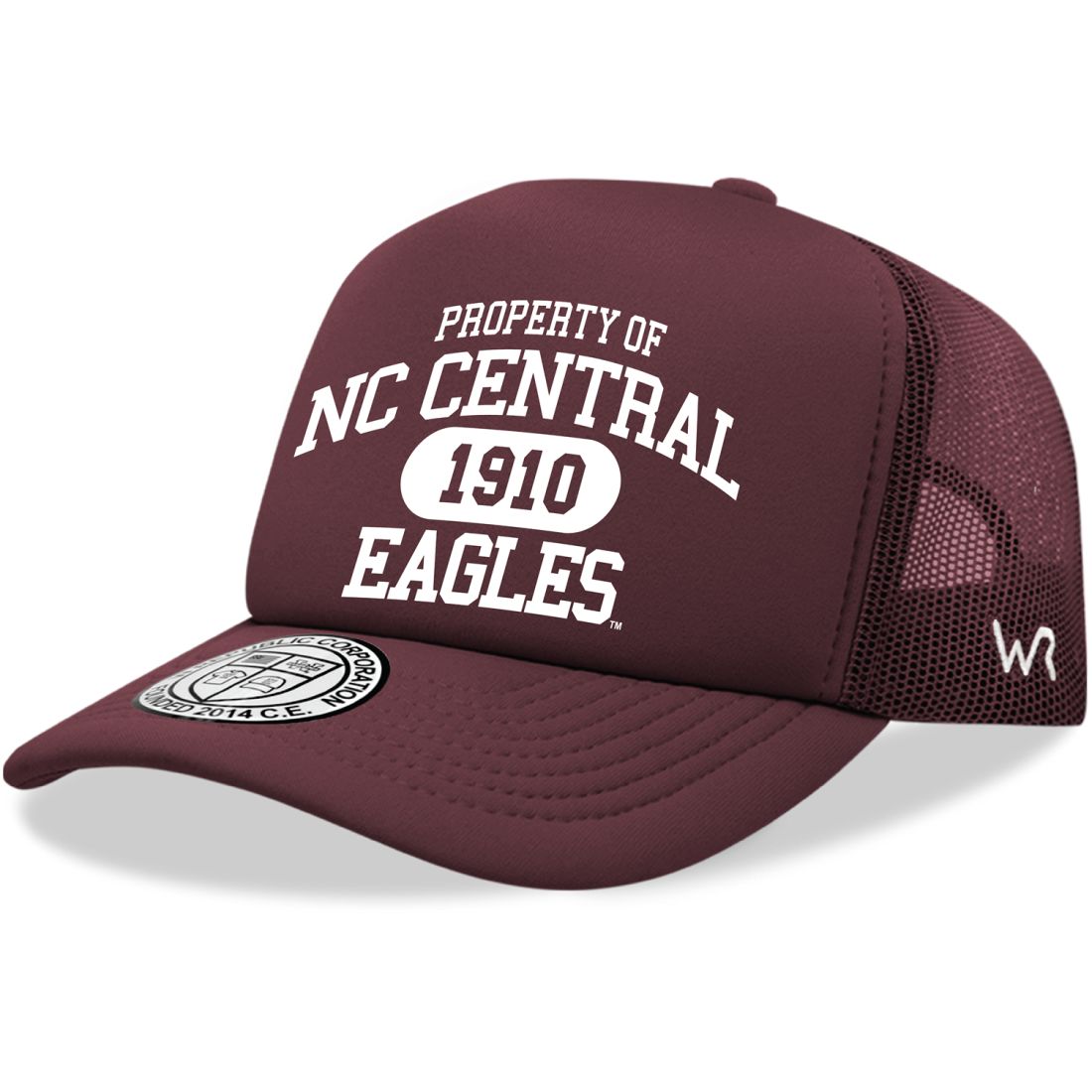 NCCU North Carolina Central University Eagles Property Foam Trucker Hats