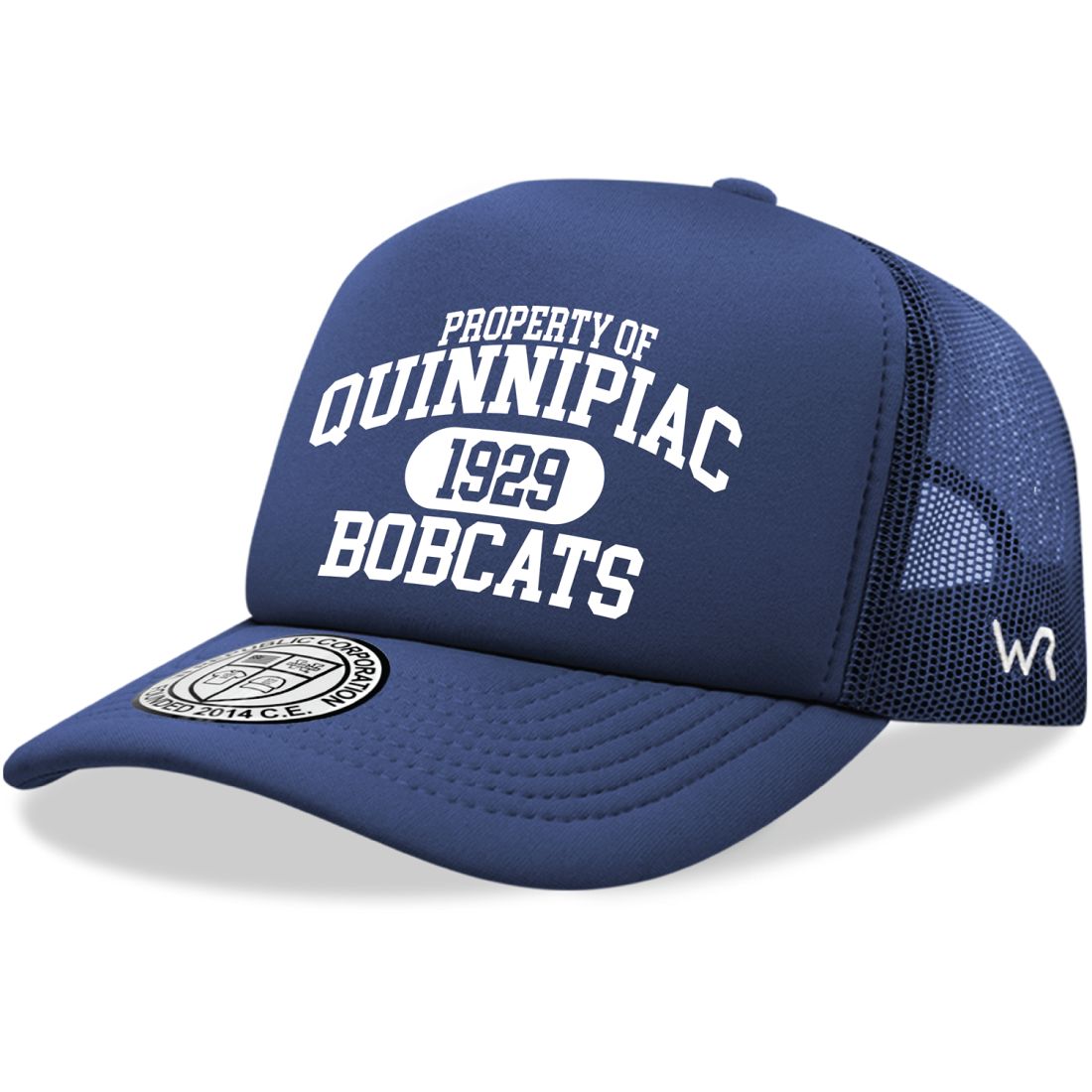 QU Quinnipiac University Bobcats Property Foam Trucker Hats