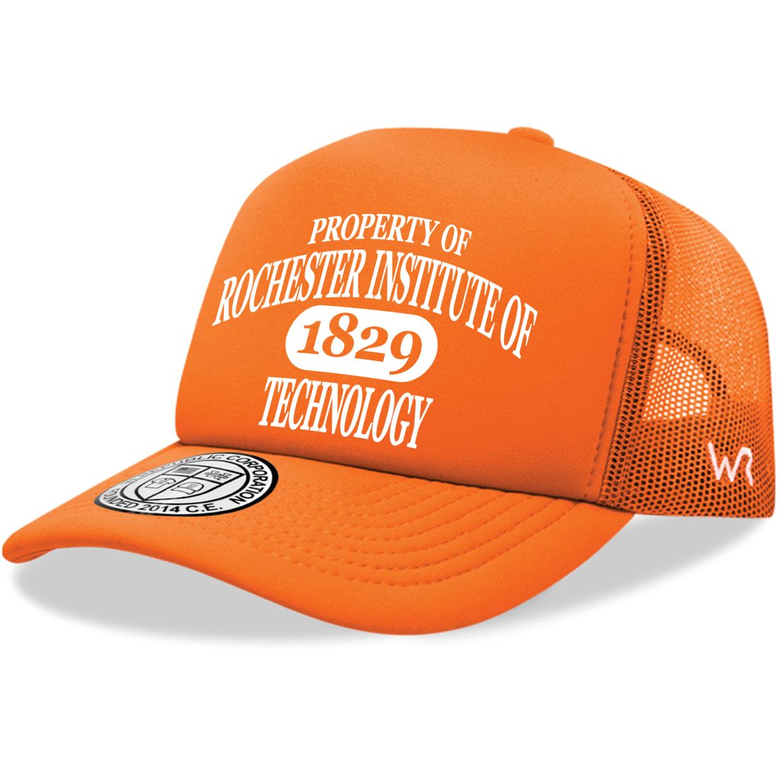Rit Tech Men RIT Rochester Institute of Technology Tigers Property Foam Trucker Hat