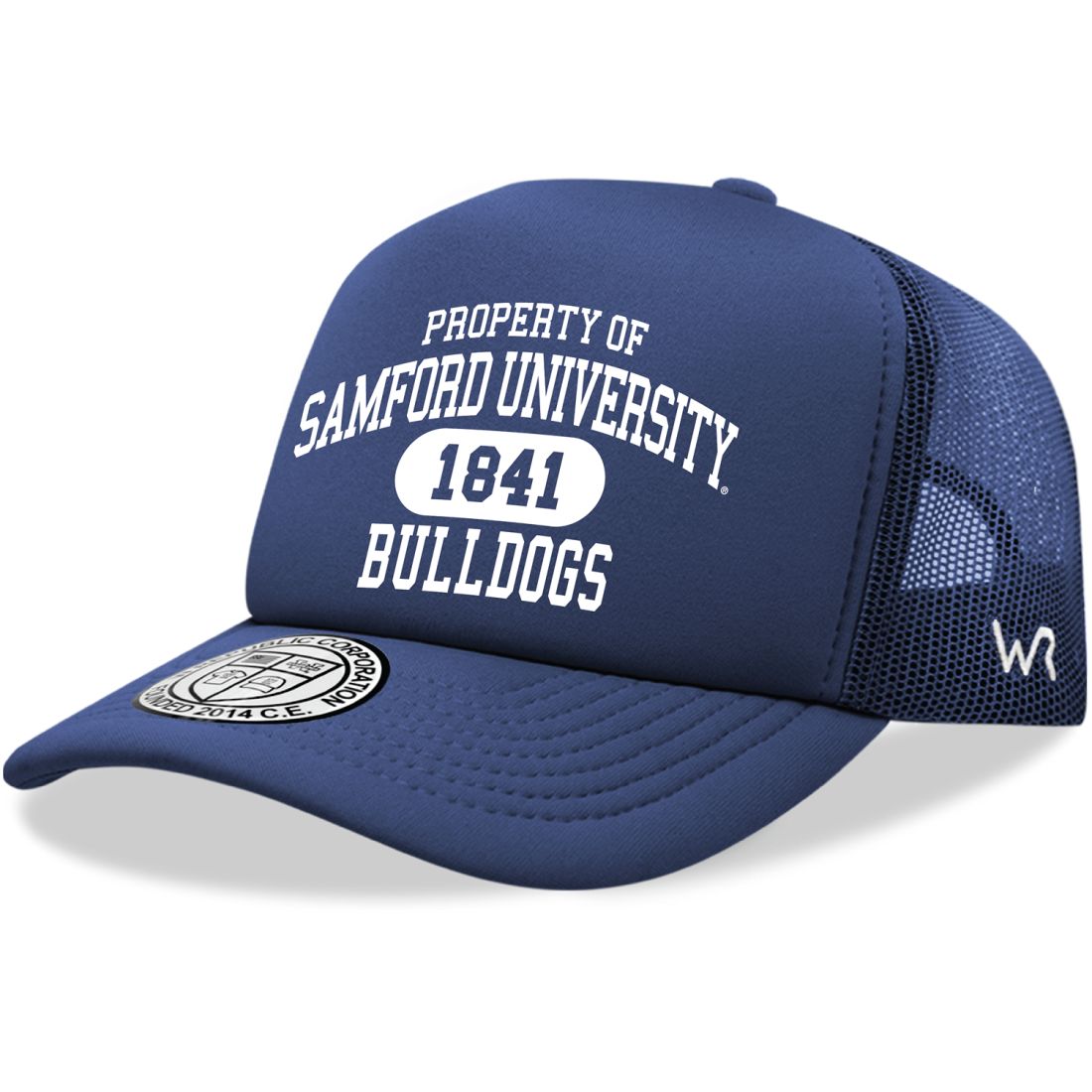 Samford University Bulldogs Property Foam Trucker Hats