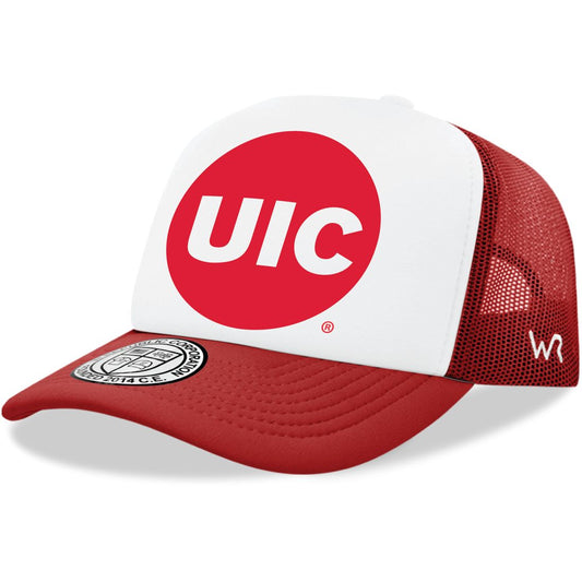 UIC University of Illinois at Chicago Flames Jumbo Foam Trucker Hats