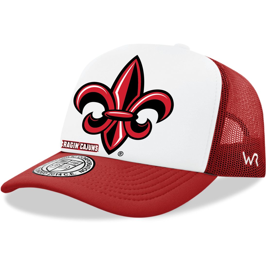 UL University of Louisiana at Lafayette Ragin' Cajuns Jumbo Foam Trucker Hats