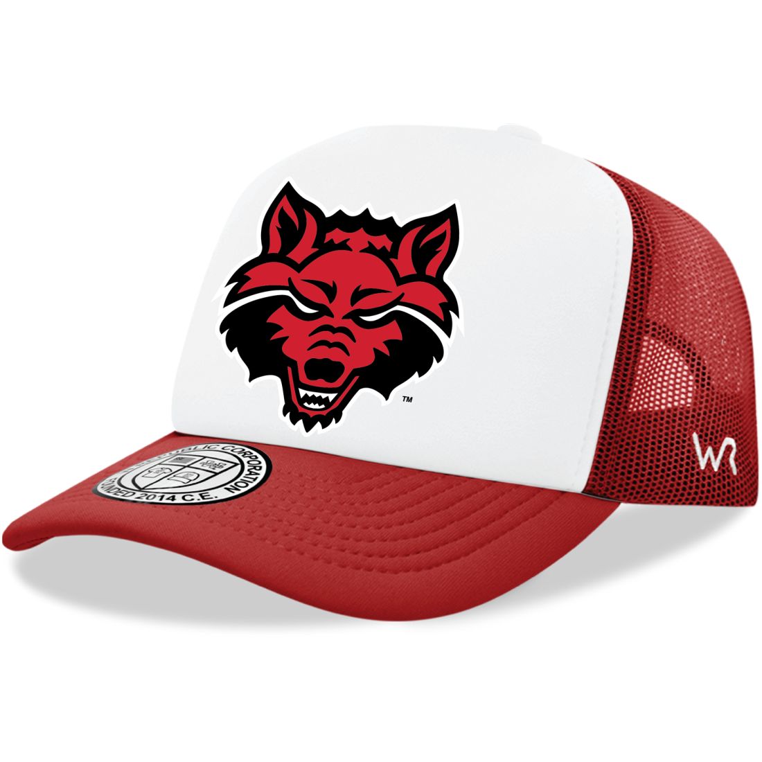 Arkansas State University A-State Red Wolves Jumbo Foam Trucker Hats