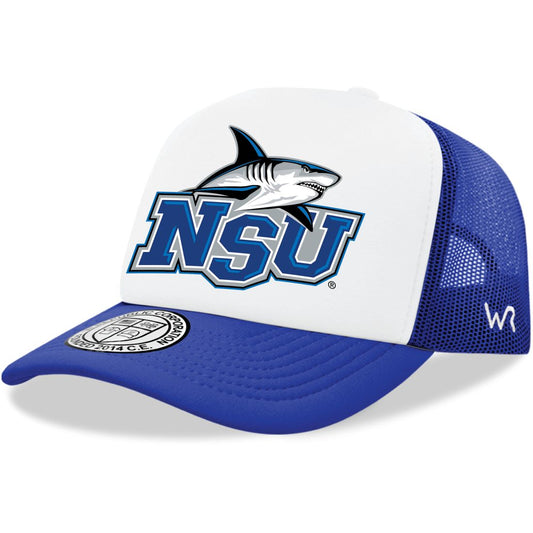 NSU Nova Southeastern University Sharks Jumbo Foam Trucker Hats