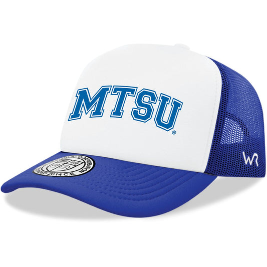 MTSU Middle Tennessee State University Blue Raiders Practice Foam Trucker Hats
