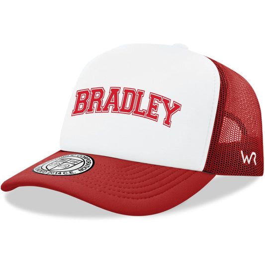 Bradley University Braves Red Hawaiian Short Sleeve Button Down