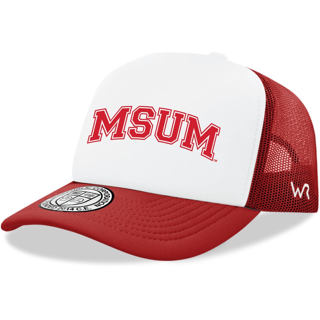 MSUM Minnesota State University Moorhead Dragons Practice Foam Trucker Hats