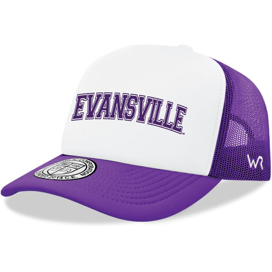 University of Evansville Purple Aces Practice Foam Trucker Hats