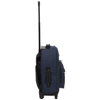 Everest Wheeled Backpack Rolling Carry On Suitcase on Wheels -Small