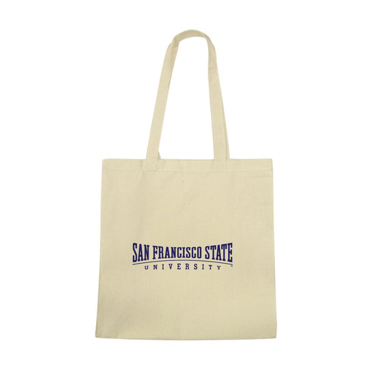 Mouseover Image, SFSU San Francisco State University Gators Institutional Tote Bag