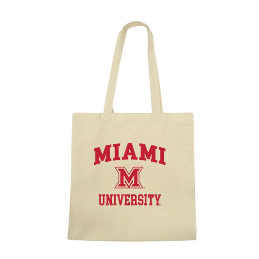 Mouseover Image, Miami University RedHawks Institutional Seal Tote Bag