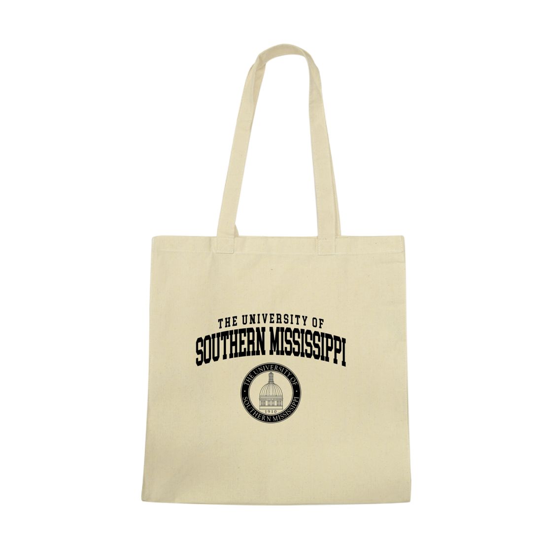 USM University of Southern Mississippi Golden Eagles Institutional Seal Tote Bag