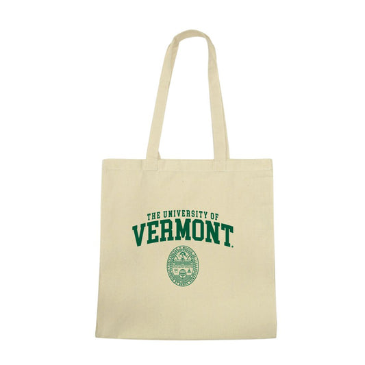 Mouseover Image, UVM University of Vermont Catamounts Institutional Seal Tote Bag