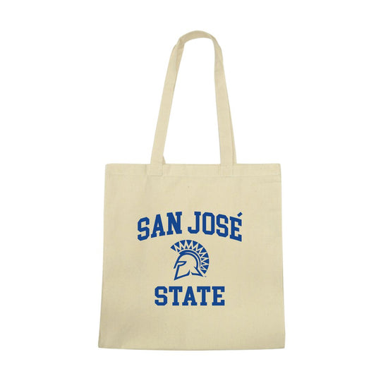 Mouseover Image, SJSU San Jose State University Spartans Institutional Seal Tote Bag