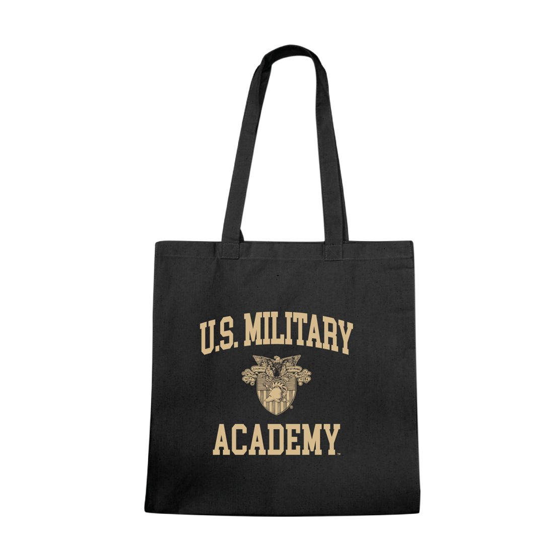 USMA United States Military Academy West Point Army Black Nights Institutional Seal Tote Bag