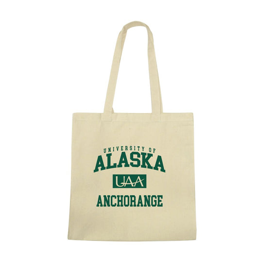 Mouseover Image, UAA University of Alaska Anchorage Sea Wolves Institutional Seal Tote Bag