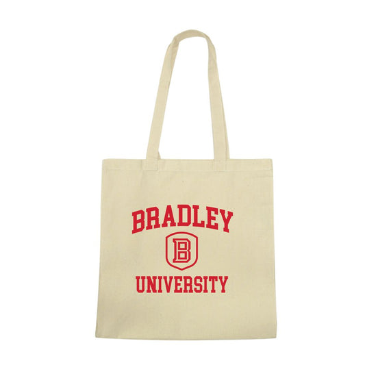 Mouseover Image, Bradley University Braves Institutional Seal Tote Bag