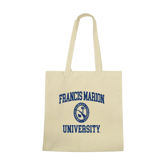 Mouseover Image, FMU Francis Marion University Patriots Institutional Seal Tote Bag