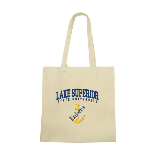 Mouseover Image, LSSU Lake Superior State University Lakers Institutional Seal Tote Bag