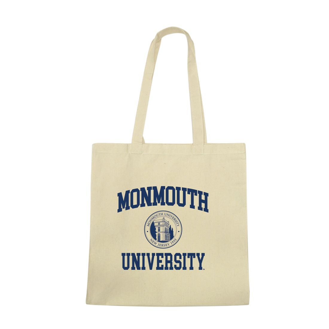 Monmouth University Hawks Institutional Seal Tote Bag