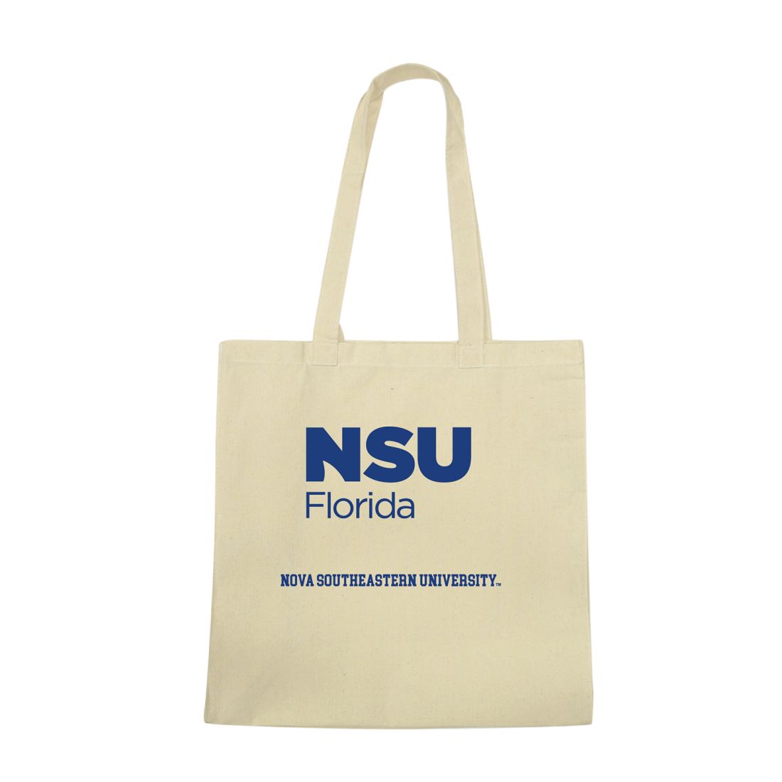 NSU Nova Southeastern University Sharks Institutional Seal Tote Bag